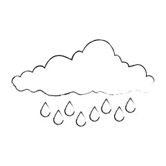 cloud sky rainy icon
