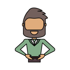 man vector illustration