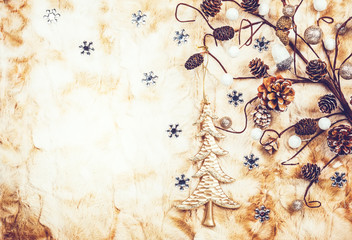 Vintage Christmas background