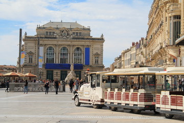 Fototapeta premium Place de la comédie à Montpellier, France