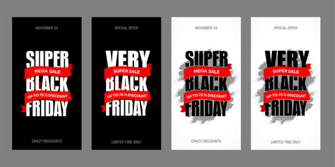Black Friday sale inscription best design template. Black Friday sale banner.