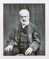 Portrait of Victor Hugo - obrazy, fototapety, plakaty
