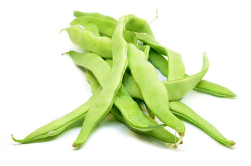 Fresh green hyacinth beans