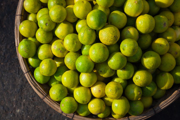 Lemons at the street market