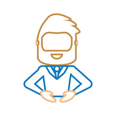 man  vector illustration