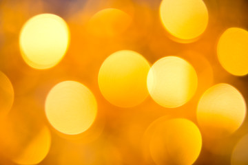 Christmas background. Festive abstract background with bokeh defocused lights, blured christmas light