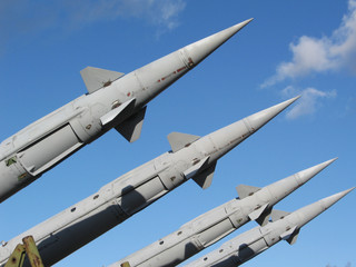 Missiles ready to launch to the sky