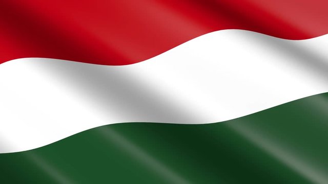 Flag of Hungary (seamless loop)