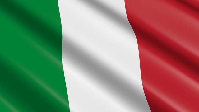 Flag of Italy (seamless loop)
