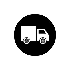 Delivery Truck icon on white background Vector