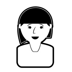 cartoon woman icon