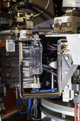 PET bottles blowing.