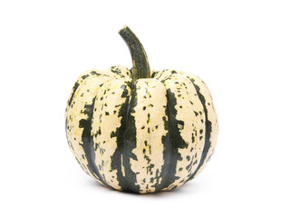 Sweet dumpling pumpkin isolated on a white background