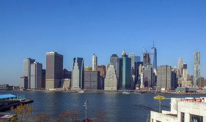 Fototapeta na wymiar View of New York city, USA
