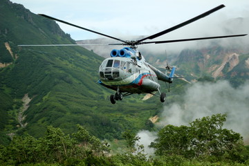 hélicoptère à l& 39 état sauvage