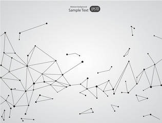 Abstract background for design technology and networking science