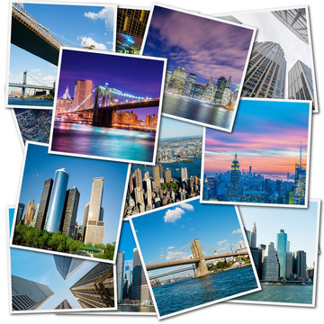 Collage of New York photos