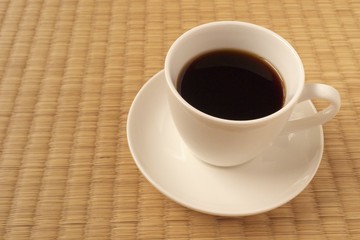 ニッポンのたたみとコーヒー(Japanese tatami matting and coffee)