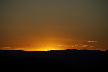Sunrise Over Mountains