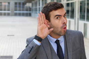 Morbid coworker fascinating with a rumor