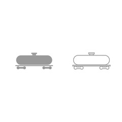 Cistern grey set icon .