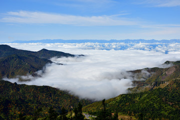 長野県　志賀高原　横手山からの雲海