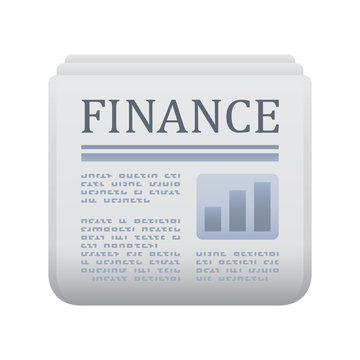 Finance Newspaper - Novo Icons. A professional, realistic, pixel aligned icon.