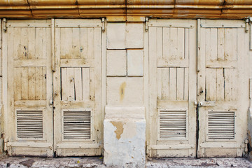 Doors of the old building