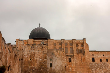 Fototapeta premium Al-Aqsa mosque in Old City of Jerusalem, Israel