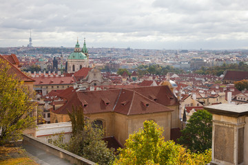Fototapeta premium Prague. Сity from the height of Prague Castle.