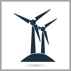 Windmill simple icon for web and mobile design