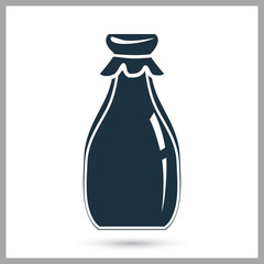 Milk bank simple icon for web and mobile design