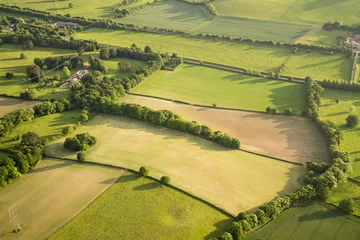Washable wall murals Aerial photo Aerial view of Buckinghamshire Landscape