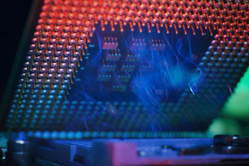 Electronic engineer of computer technology. Maintenance computer cpu hardware upgrade of...