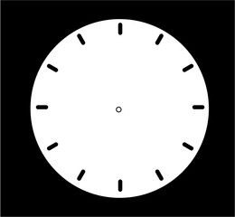clock face blank
