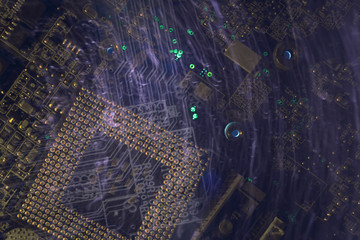 Electronic engineer of computer technology. Maintenance computer cpu hardware upgrade of...