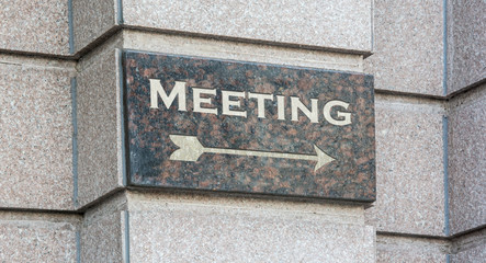 Schild 204 - Meeting