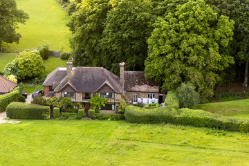 Obraz premium Aerial view of Buckinghamshire Landscape