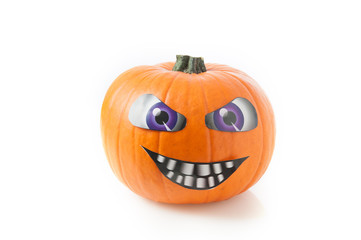 Halloween - pumpkin, on a light background