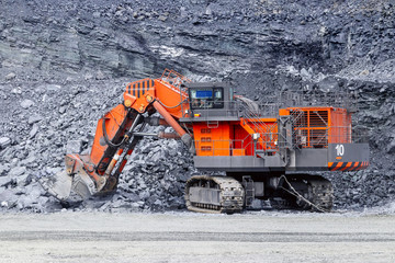 Mining excavator