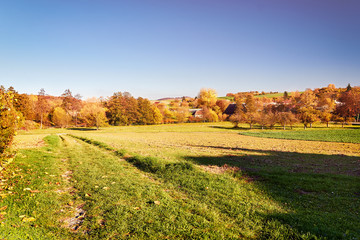 Fototapeta premium Countryside, fall season