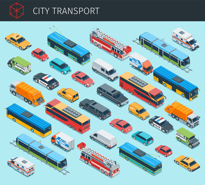 Isometric city transport