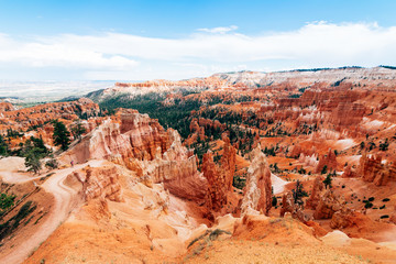 panoramic views of bryce canyon national park, utah