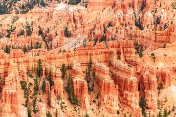panoramic views of bryce canyon national park, utah