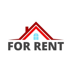 For Rent Sign, Vector icon