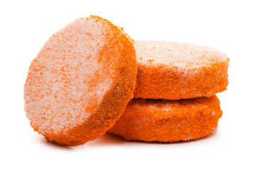 Four frozen chicken breaded cutlets