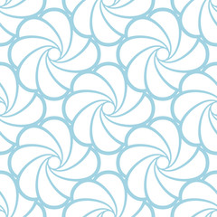 Floral seamless pattern. Blue wallpaper background