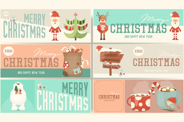 Merry Christmas Banners