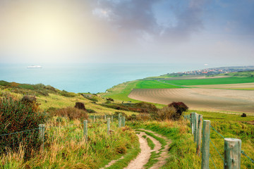 cap blanc nez sur la côte d'opale