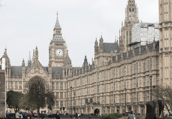 Fototapeta na wymiar Big Ben and Houses Parliament. London, UK